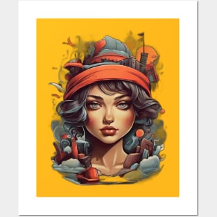 cute girl gift Posters and Art